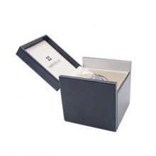 Wholesale Custom Logo Blue Black Watch Storage Box Cardboard Luxury Watch Gift Box Single Packaging Watch Boxes Cases